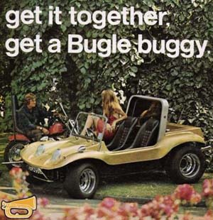 Bugle Buggy Promotional Press Advert